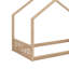 Lit de maison de style Montessori pour enfants, cadre de lit au sol avec tête et pied de lit-1410346781-1410346780
