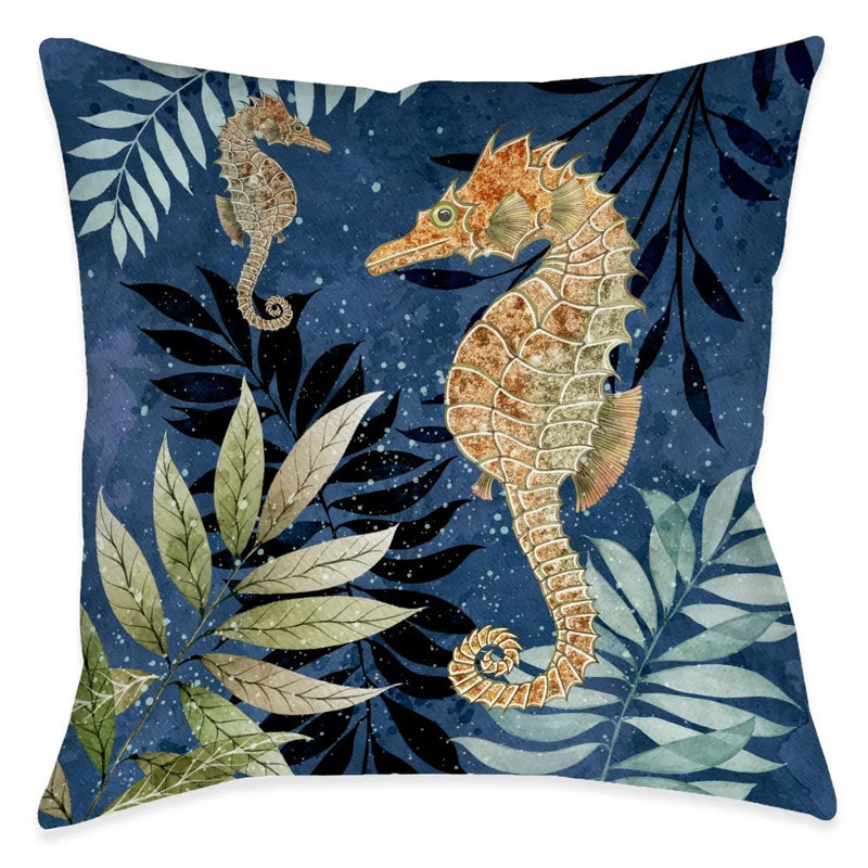 Coussin en polyester Coastal Friends