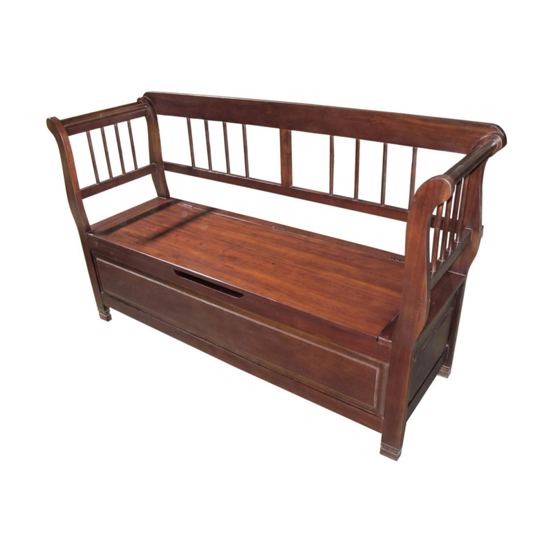 Banc de rangement en bois Galvan Lift