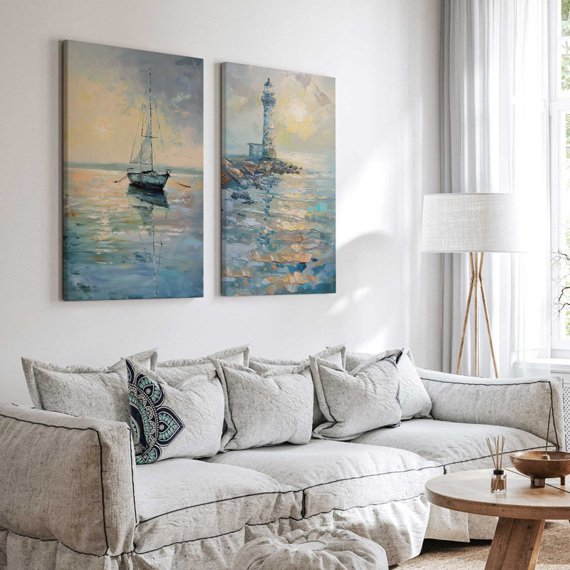 "Harbor Glow" par Golden Glow Interiors 2 - Pièces sur toile, Toile tendue, H 30 po x l 20 po