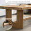 Tables de conférence simples en bois massif Burlywood-1954461539