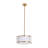 Metal Ceiling Light with Captured Linen Shade-1354433385-1354433386