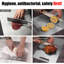 Planche à découper 100% titane pur pour la cuisine - De qualité aéronautique à double face, va au lave-vaisselle - Idéal pour la viande, les légumes et les fruits - Poignées ondulées et conception ergonomique-112890128
