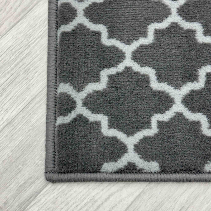 Runner Geometric Area Rug, Runner 60 x 330 cm