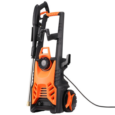 Electric Pressure Washer, Max 4500 PSI and 3.2 GPM With Pressure Adjustment, High Power Pressure Cleaning Machine with 4 Quick Connect Nozzles, for Ca