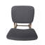 Tabouret de bar rembourré avec sièges en tissu, ensemble de 2, pour cuisine, salle à manger-366548920