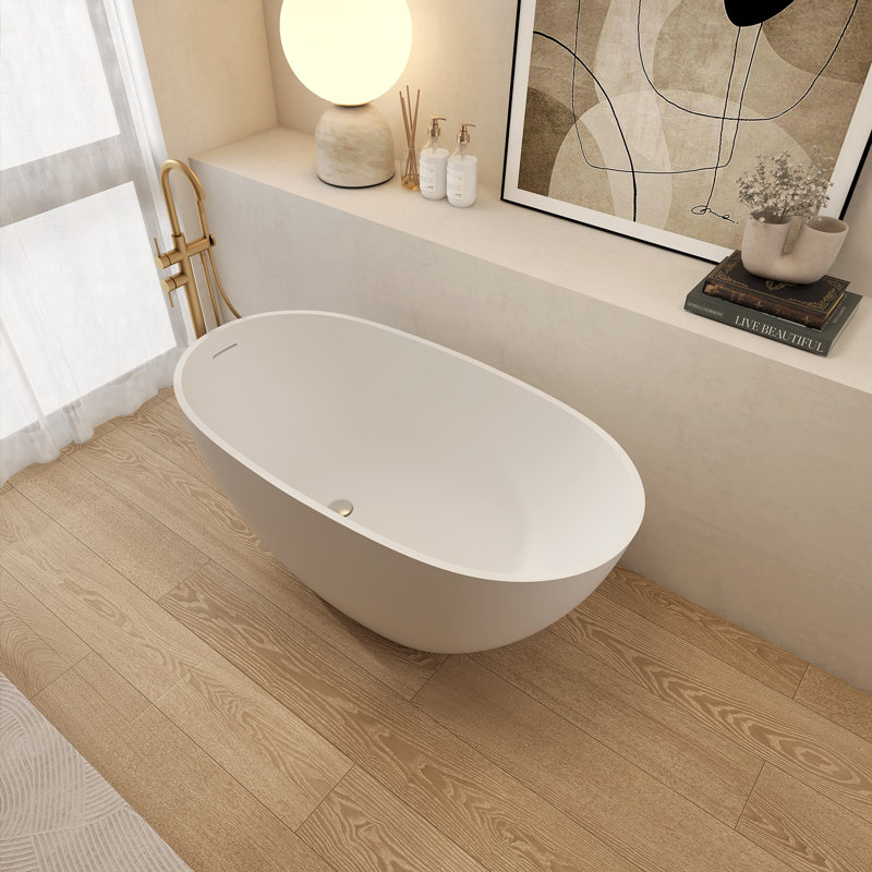 Baignoire de trempage autoportante 51,17 po