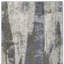 Tapis de couloir bleu et gris