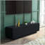 Meuble télé avec 2 tiroirs et armoire de rangement Spiral Wave-2142566060