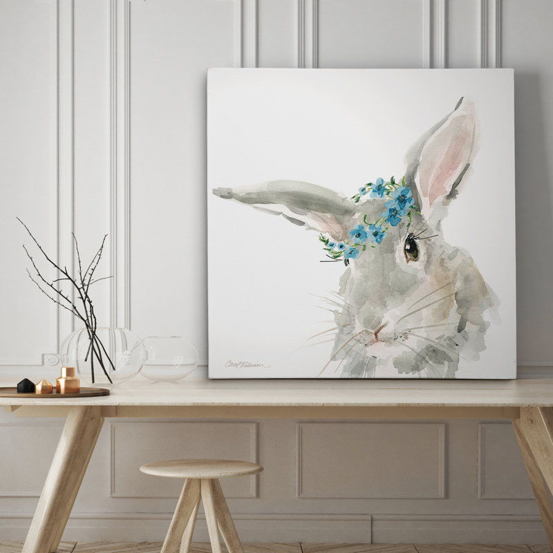 «Glamour Girls Rabbit», art sur toile, H 32 po x l 32 po x P 1,5 po, Toile tendue