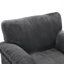 Fauteuil demi-tonneau pivotant 33 po, fauteuil rembourré avec poches latérales-1833713417