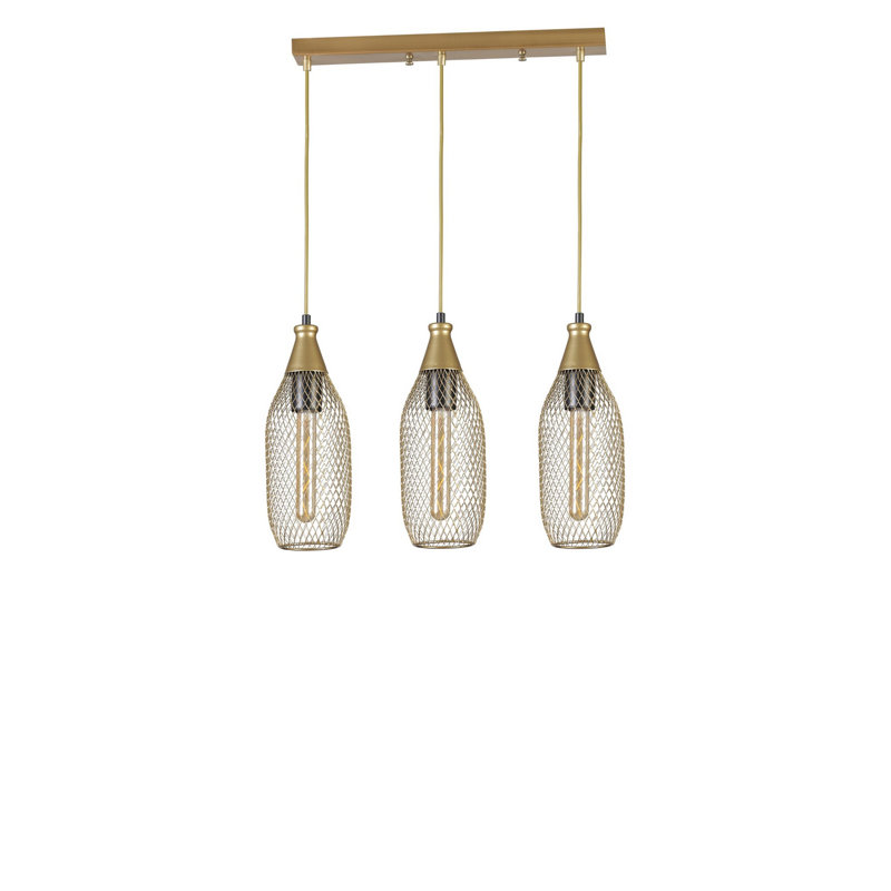 Chandle Chandelier, Gold