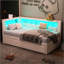 Lit plateforme tapissier simple