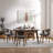 Wathen Faux Leather Upholstered Swivel Dining Arm Chair-1723066011