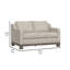 Causeuse Sama de 60 po avec 2 coussins décoratifs, bois de pin massif-103352713