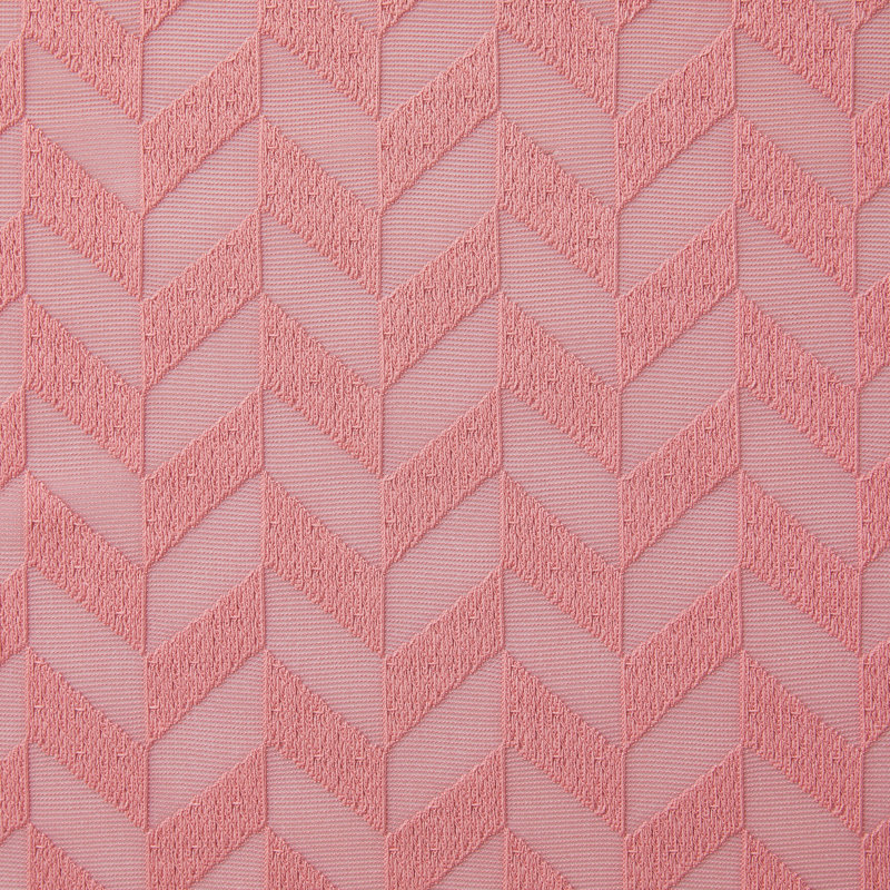 Machen Tailored Cafe Curtain, 30" W x 36" L, Blush Pink
