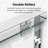 44"-48"W*72" H Semi-Frameless Double Sliding Shower Door, Shower Door, 1/4" (6Mm) Thick SGCC Tempered Glass Door-123404464