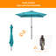 Parasol carré de 78 po Rovner-1450716283