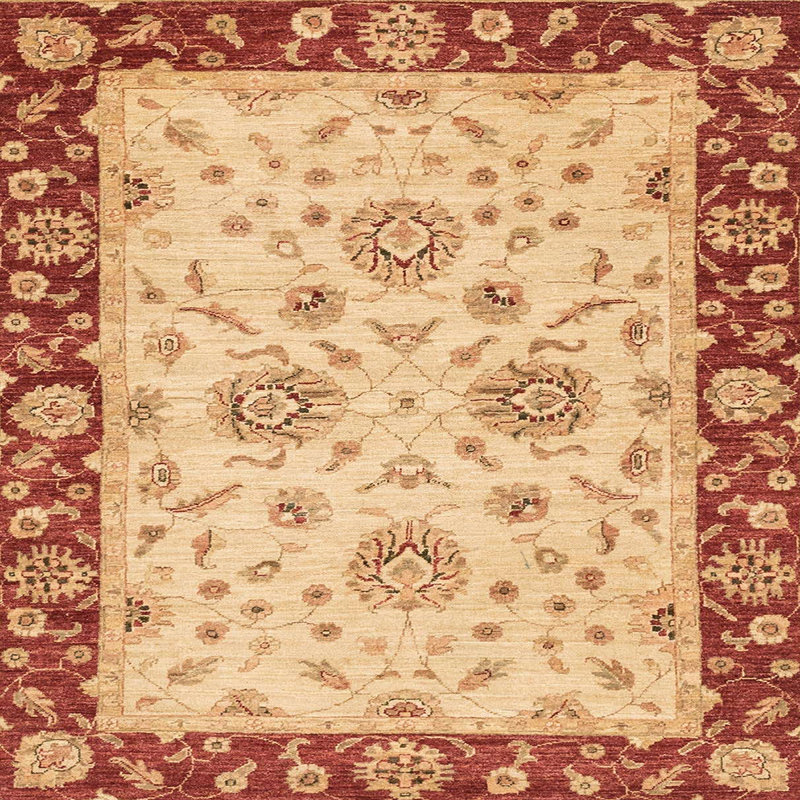 Tapis abstrait moderne 3562, Carré 3 pi