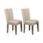 Chaise parsons rembourrée en velours Feldman-22213674