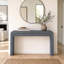 Console Rustic Charm avec tiroir cannelé et pieds réglables - parfait pour le décor du salon-1672550118