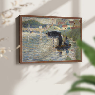Vue de la seine - reproduction encadrée - réarmable