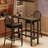 Sevynn Rectangular Iron Outdoor Bar Table-692509747