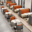 Ensemble de 2 banquettes restaurant en similicuir-99121301