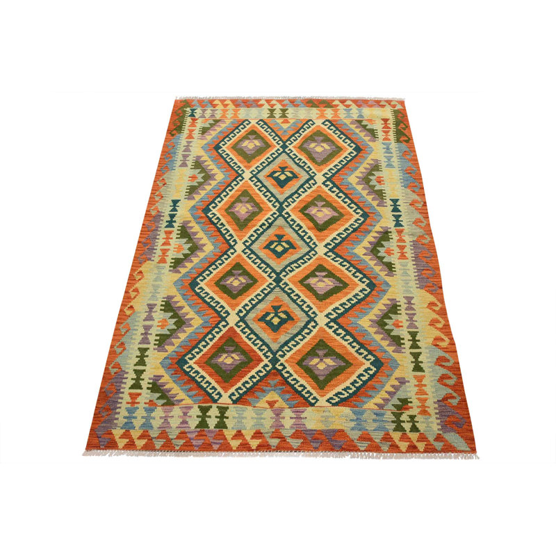 Kamau One-of-a-Kind 4'1" X 5'11" New Age Wool Area Rug in