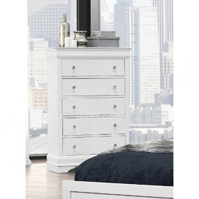 Coffret SHAKER CROCODILE blanc métallisé