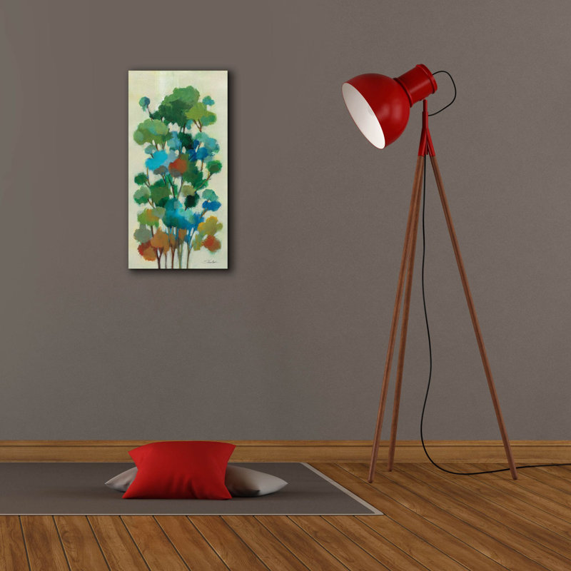 «Green Branches 1» par Silvia Vassileva, art mural sur toile