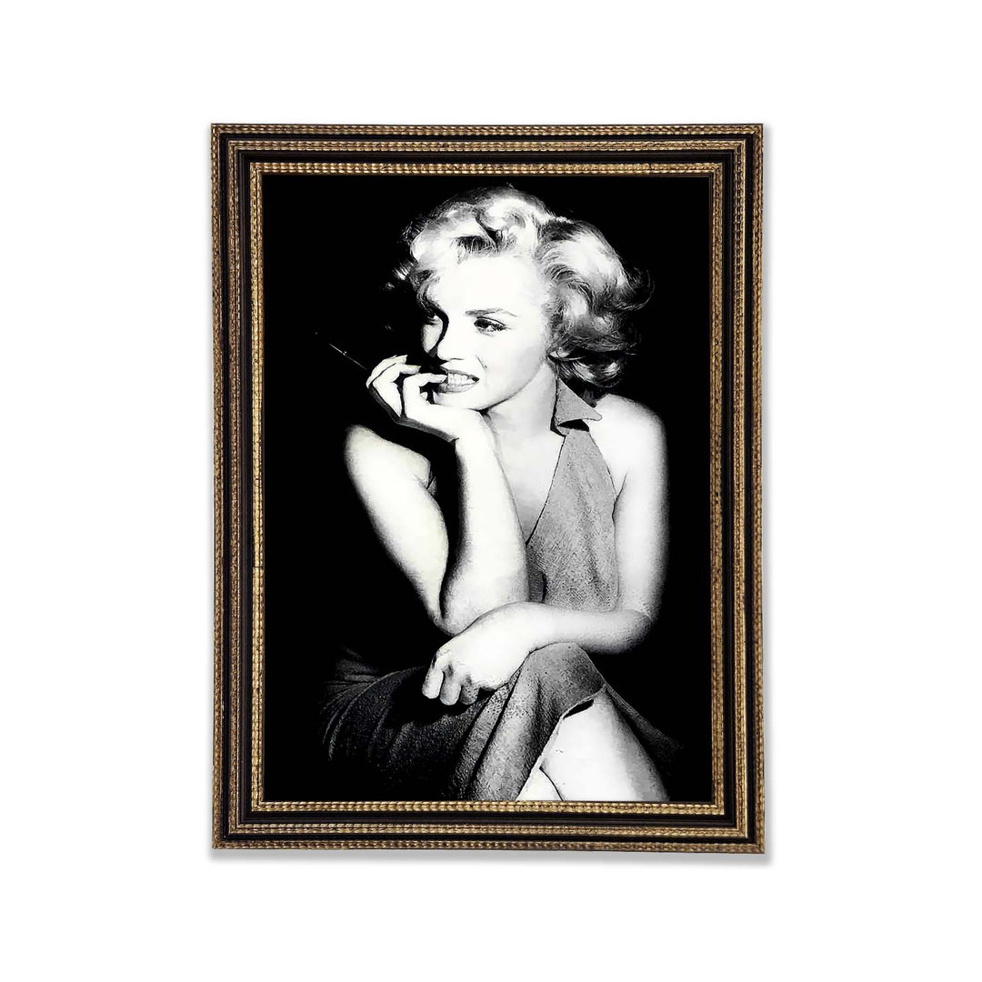 Marilyn Monroe Starren Gerahmter Druck