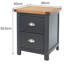 Dunkeld 45cm W Manufactured Wood Bedside Table