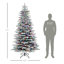Arbre de Noël artificiel enneigé 7,5 pi-162886693