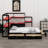 Modern Gaming Daybed with Integrated LED Lighting, Built-in Charging Station & Storage Drawers-435603460