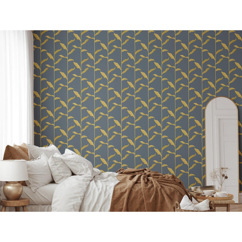 Nomad 10' L x 24" W Wallpaper Roll, Jewel, Peel & Stick