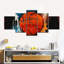 Impression sur toile de basketball grunge-92833446