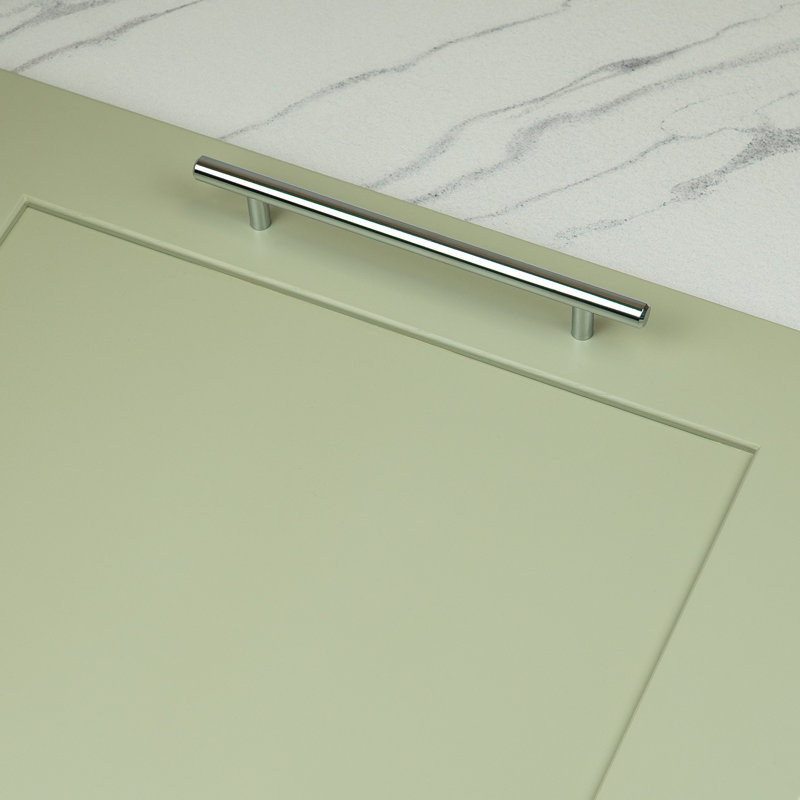 Polished Chrome T-Bar Handles , 160mm