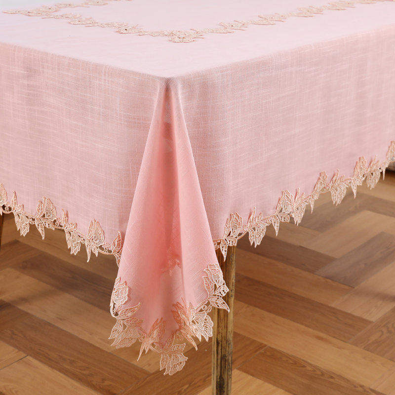 Gravois Table Cloth Quartz, Rose