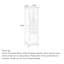 Grande vitrine de meuble en bois massif simple American Country