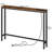 39.4" Skinny Console Table With Power Outlet, 5.9" Behind Couch Table With Charging Station
