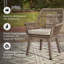 Fauteuil de terrasse avec coussin Brewer