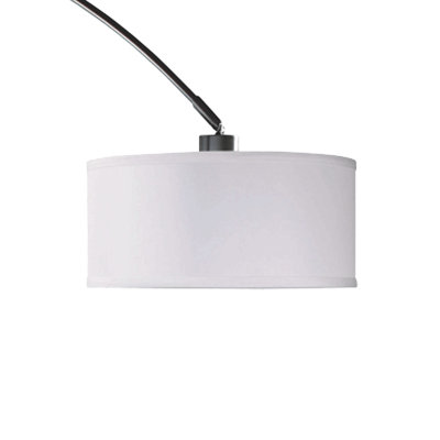 81"H White Single Arch With Marble Base Floor Lamp (1Pc/Ctn) (2.75/46.20)