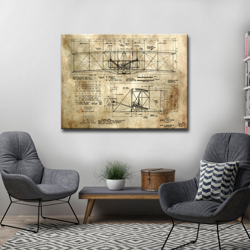 Regarder des avions-toiles tendues, impression sur toile, H 12 po x l 16 po