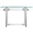 Mania 47.2'' Glass Top Console Table