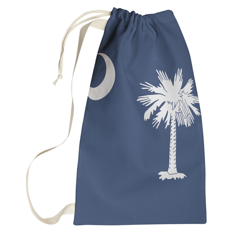Fabric Laundry Bag with Handles, Large (76.5" H x 29.5" W x 1.5" D), South Carolina