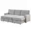 Canapé-lit modulaire avec rangement, port USB et porte-gobelets Upholstery-77747191