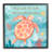 " Go With The Flow Sea Turtle Uplifting Message " by Sharon Lee-74084678-74084679