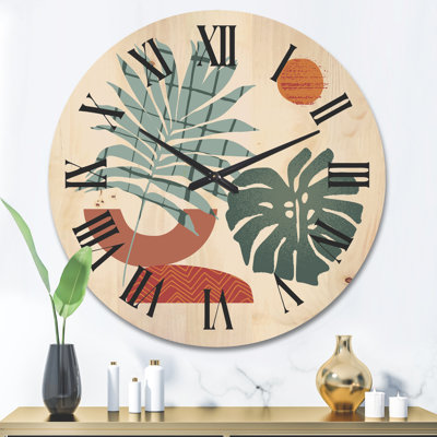 Solid Wood Wall Clock