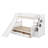 Twin Over Full Bunk Bed With Drawers And Slide-1970425823